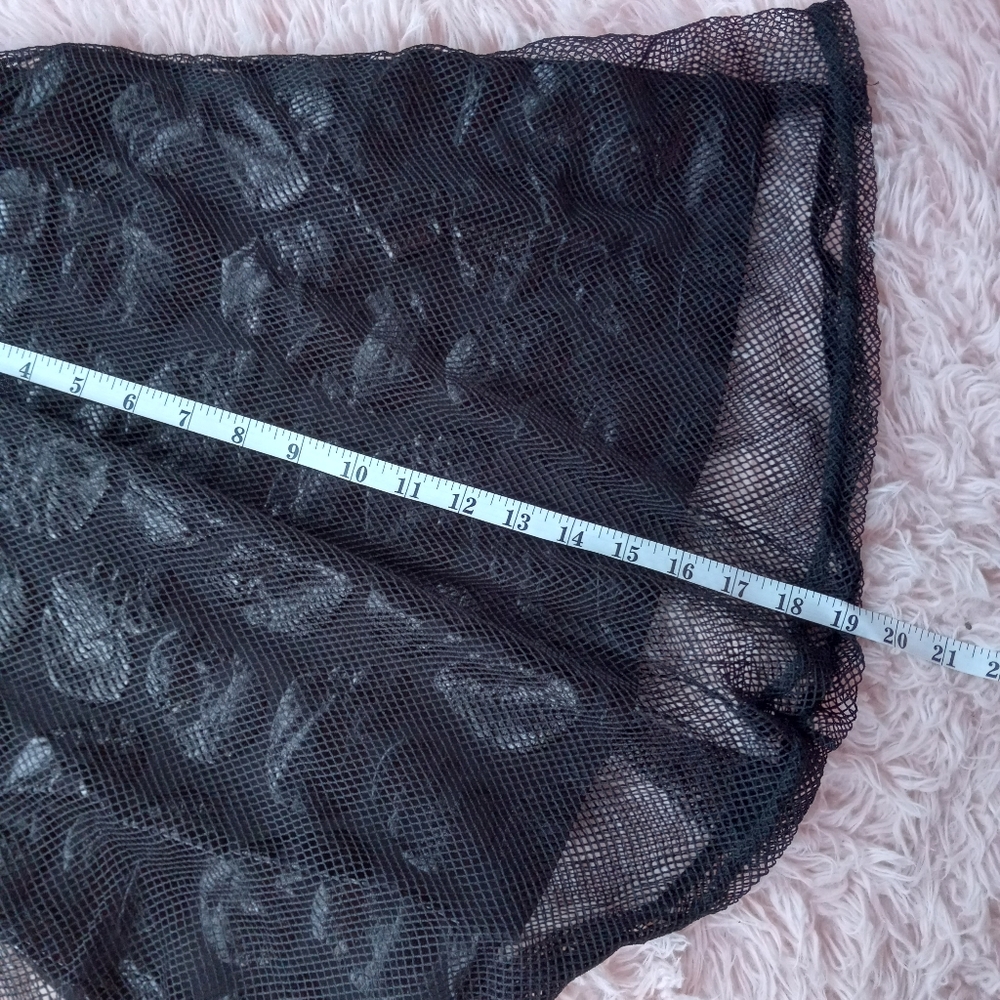 😵Fishnet overlay iron fist babydoll style "Skullz Club Mini Dress" ☠ Gothic nwt - Picture 16 of 16